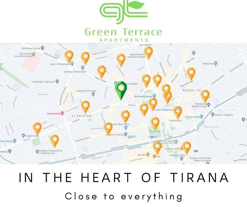 Green Terrace Apartment 4 Тирана Экстерьер фото